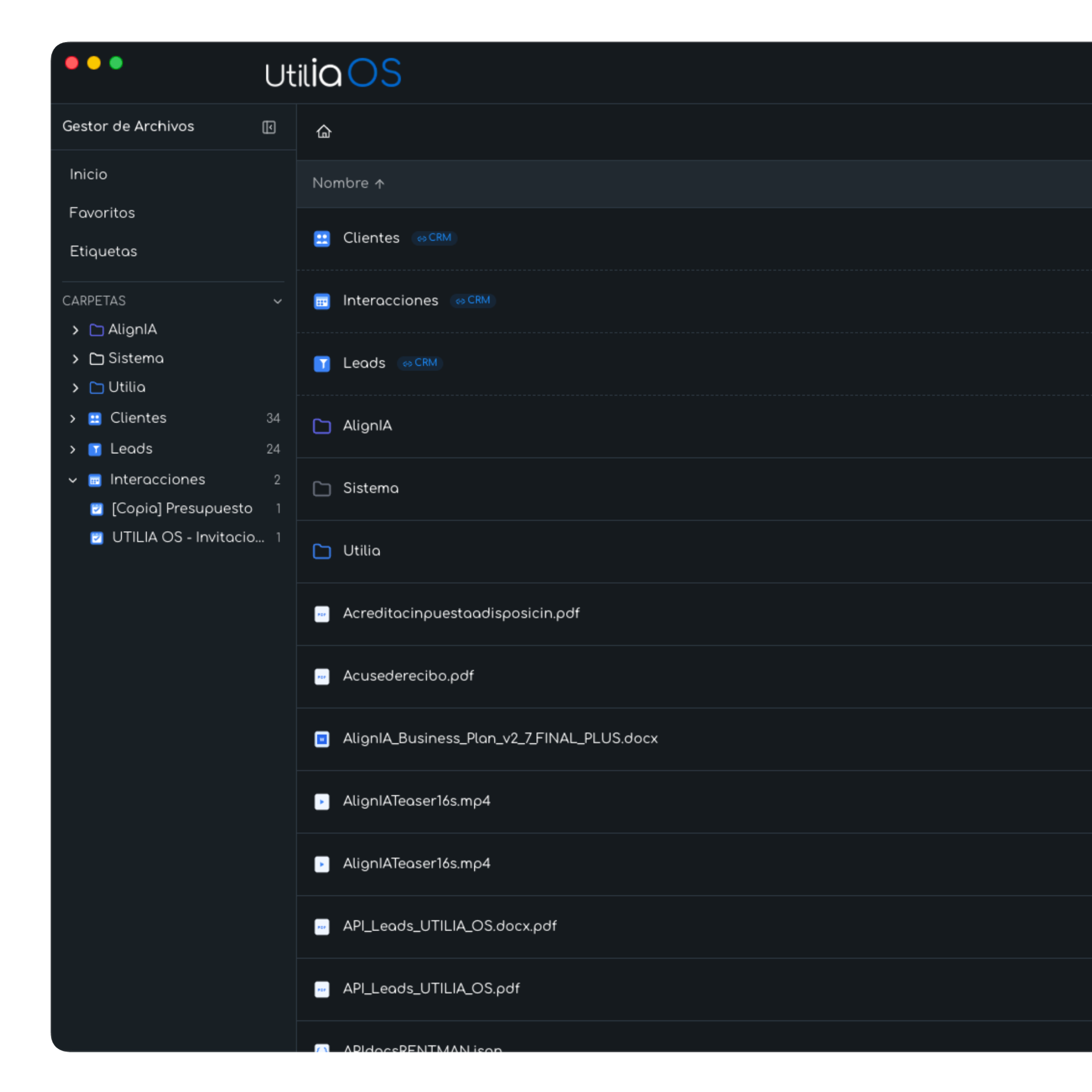 UTILIA File Manager